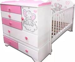 Cama Cuna Niño Modelos Personalizados Con El Nombre Bb