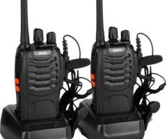 Walkie Talkie Radio Pack 2 Unid Portatil Transmisor Receptor