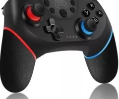Gamepad Joystick Para Nintendo Control Interruptor Inalambri Color Negro